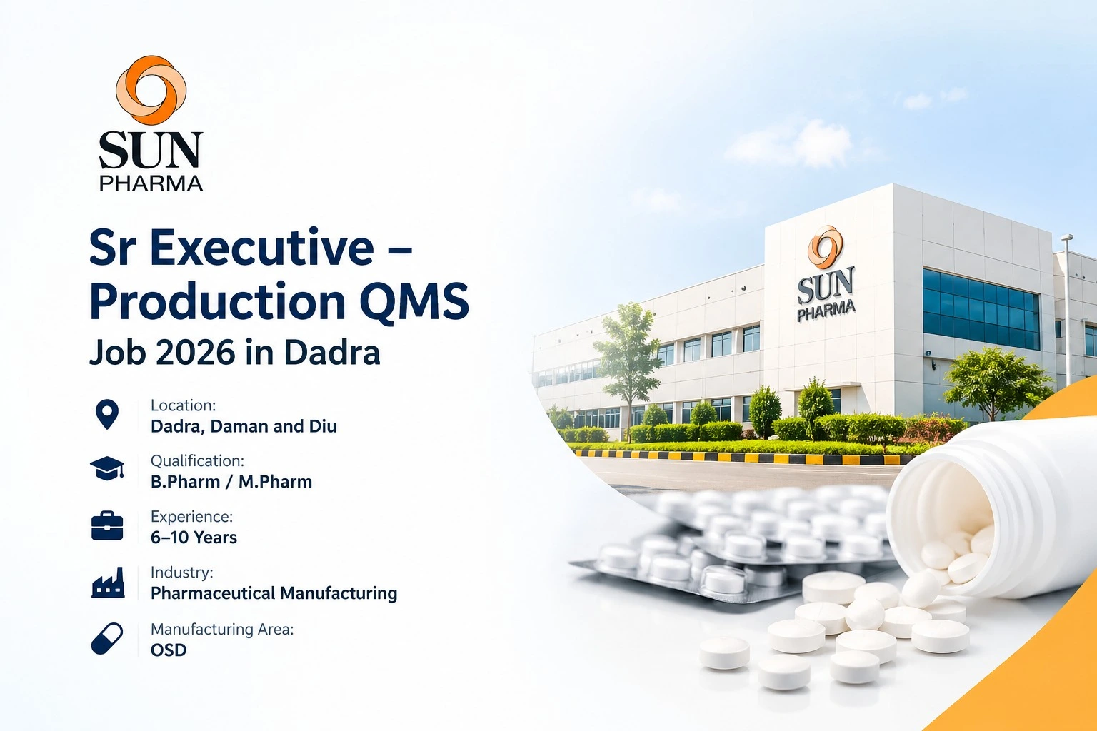 Sun Pharma Sr Executive