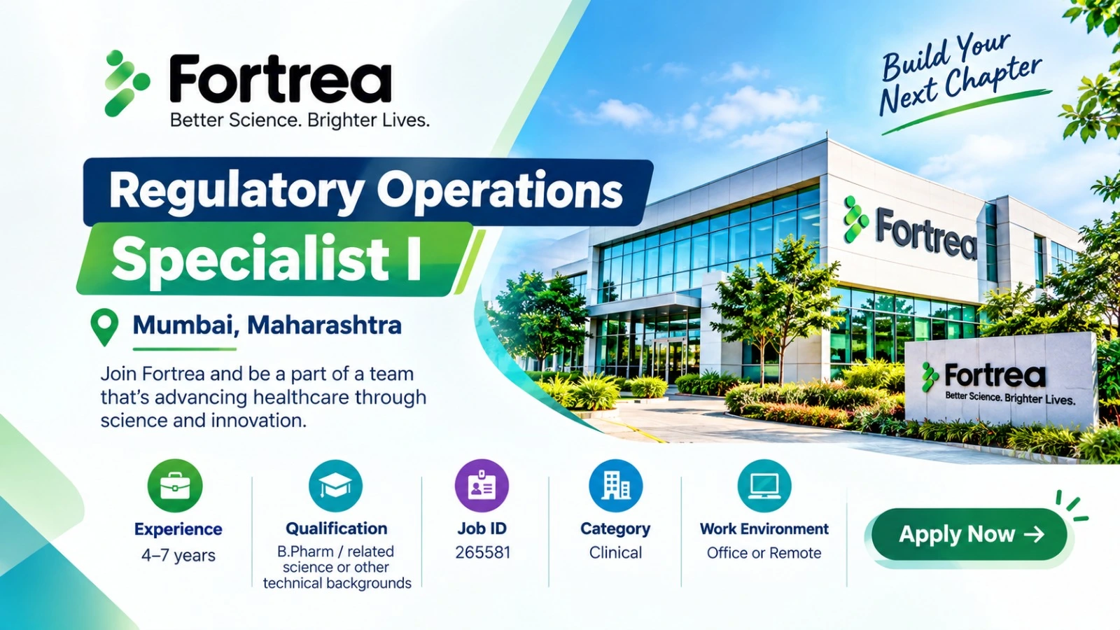 Fortrea Regulatory Operations Specialist I