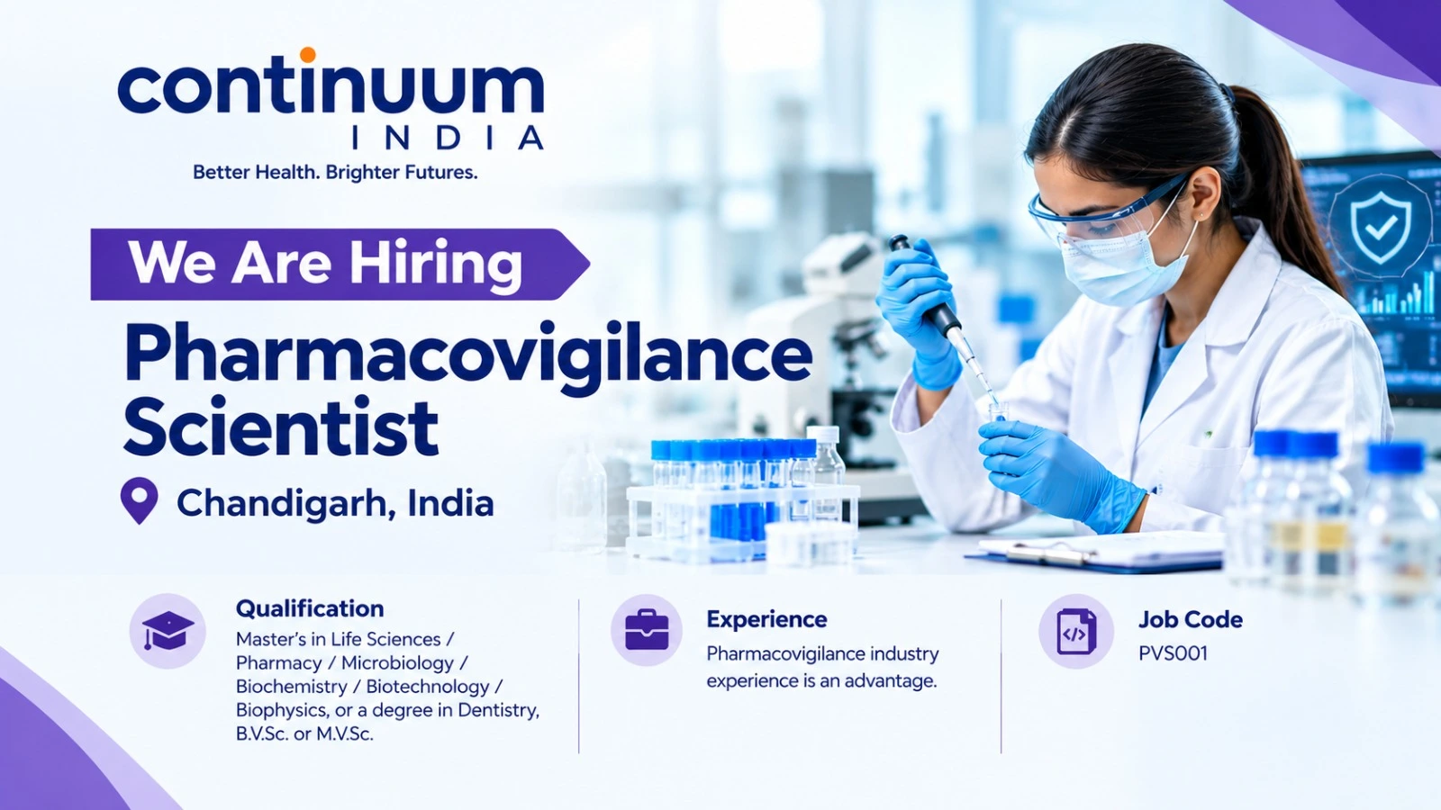 Continuum India Hiring – Pharmacovigilance
