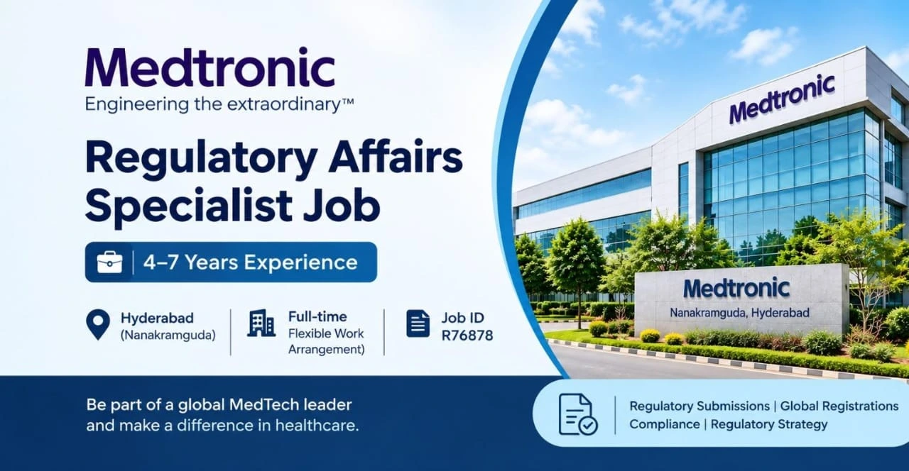 Medtronic Regulatory Affairs Specialist